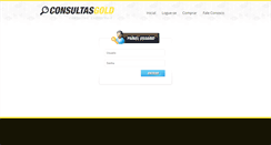 Desktop Screenshot of consultasgold.com